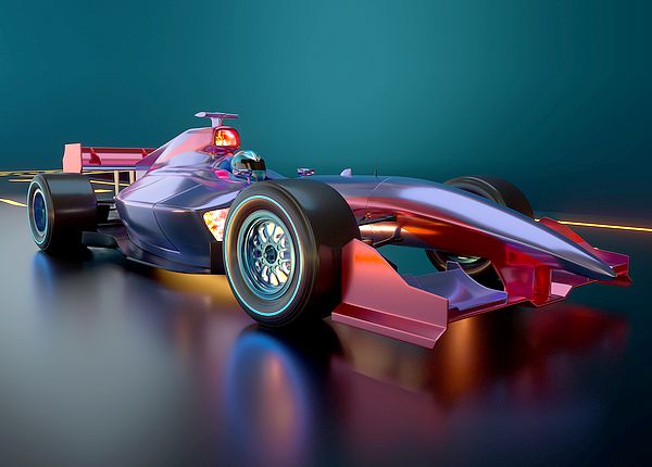 La voiture de course du futur à énergie électrique